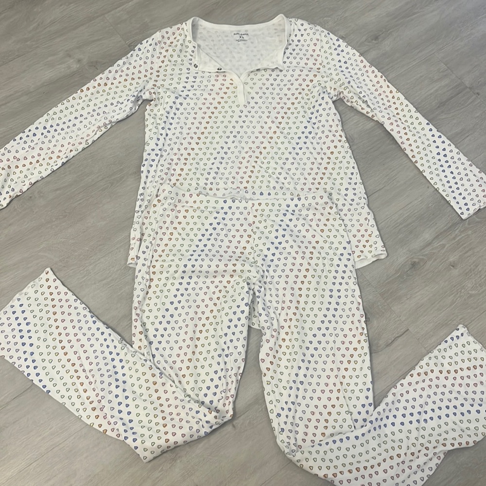 Roller rabbit disco heart pjs
